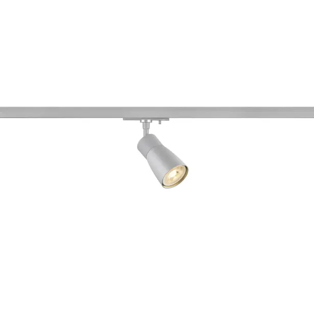 SLV 1-Phasen Deckenlampe PURI 2.0 Dome 6W - grau (ohne Leuchtmittel)