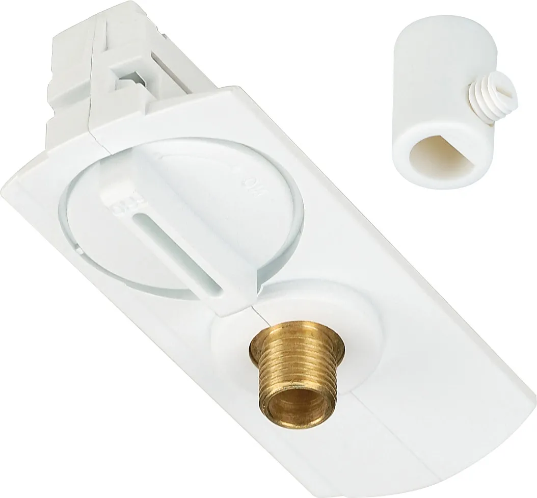 SLV 1-Phasen Pendelleuchtenadapter, weiß