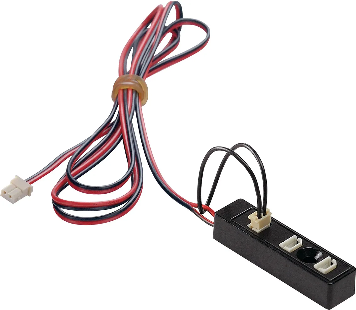 SLV Steckerleiste, 3 Ausgänge mit 2 Brücken, schwarz max. 700mA