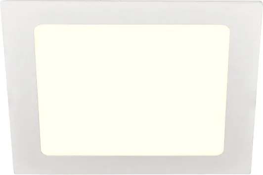 SLV SENSER 18 DL, Indoor LED Deckeneinbauleuchte eckig weiß 4000K