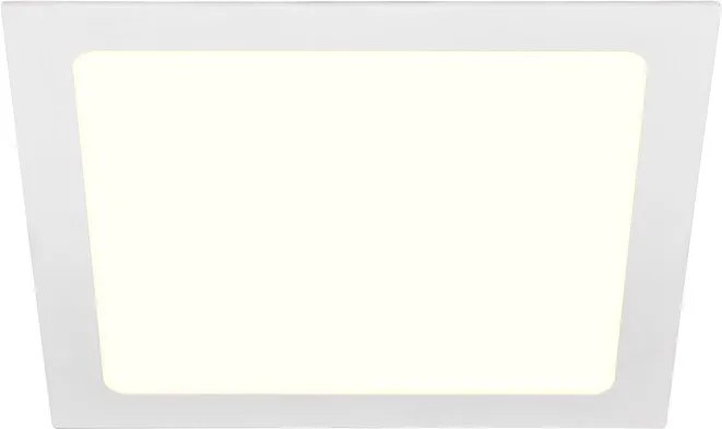 SLV SENSER 24 DL, Indoor LED Deckeneinbauleuchte eckig weiß 4000K