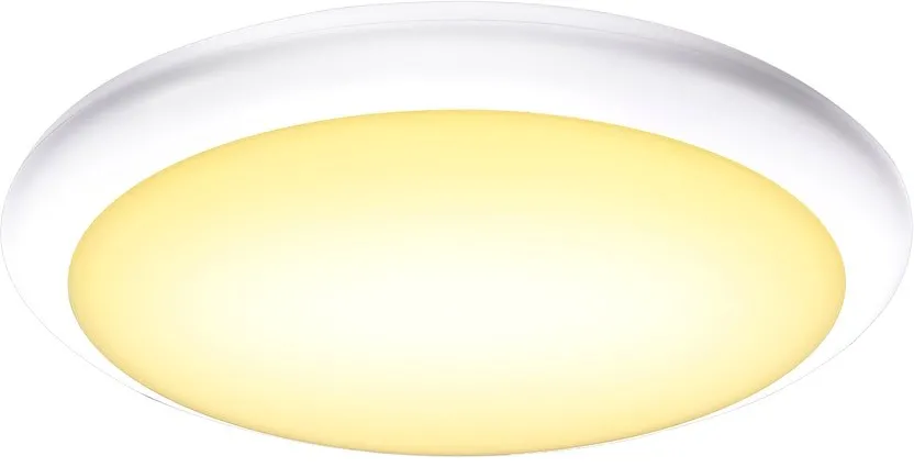 SLV RUBA 27 CW, Outdoor LED Wand- und Deckenaufbauleuchte weiß CCT switch 3000K