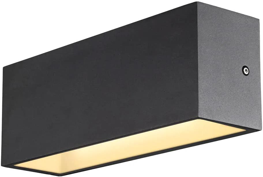 SLV SITRA L WL UP/DOWN, LED Outdoor Wandaufbauleuchte, anthrazit, CCT switch 3000/4000K