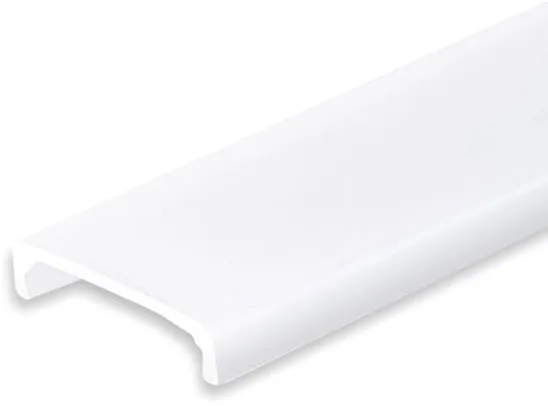 ISOLED Abdeckung COVER3 opal/satiniert 600cm für Profil SURF12 RAIL/BORDERLESS (FLAT))
