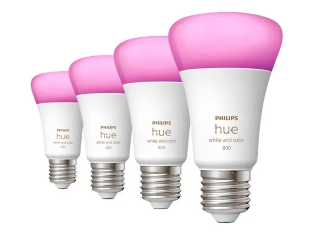 Signify Philips Hue White and Color Ambiance LED-Lampe Form: A60 E27 6.5 W (Entsprechung 60 W)