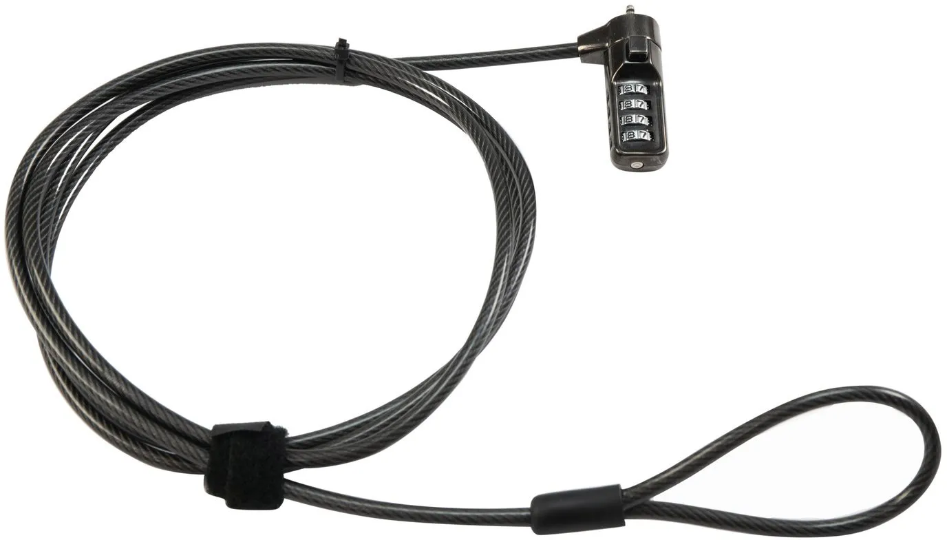 EUROLITE KG-180Z Kabelschloss zur Gerätesicherung mit Zahlenschloss