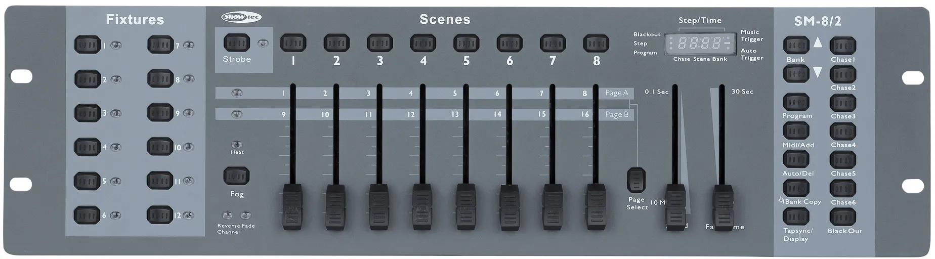 SHOWTEC SM-8/2 16-Kanal-Lichtpult