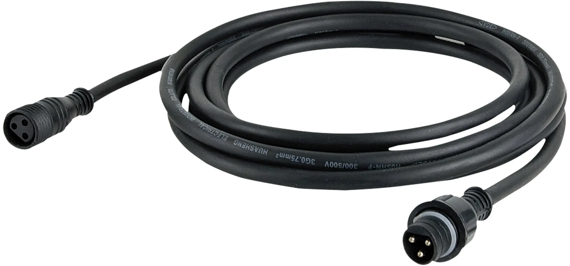 SHOWTEC DMX-Verlängerungskabel für Cameleon-Serie Spezielles 3P IP65 DMX-Verlängerungskabel – 6 m