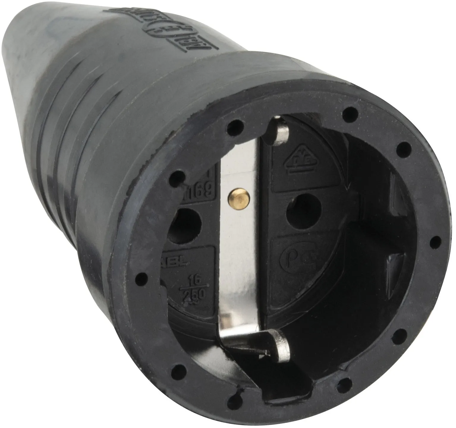 ABL Gummi-Schuko-Stecker, weiblich, 240 V – CEE 7/VII