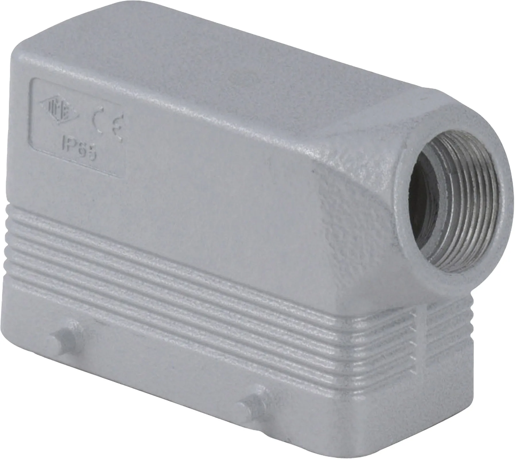 ILME 16/72-polige Kabelabdeckung mit seitlichem Eingang PG21 grau