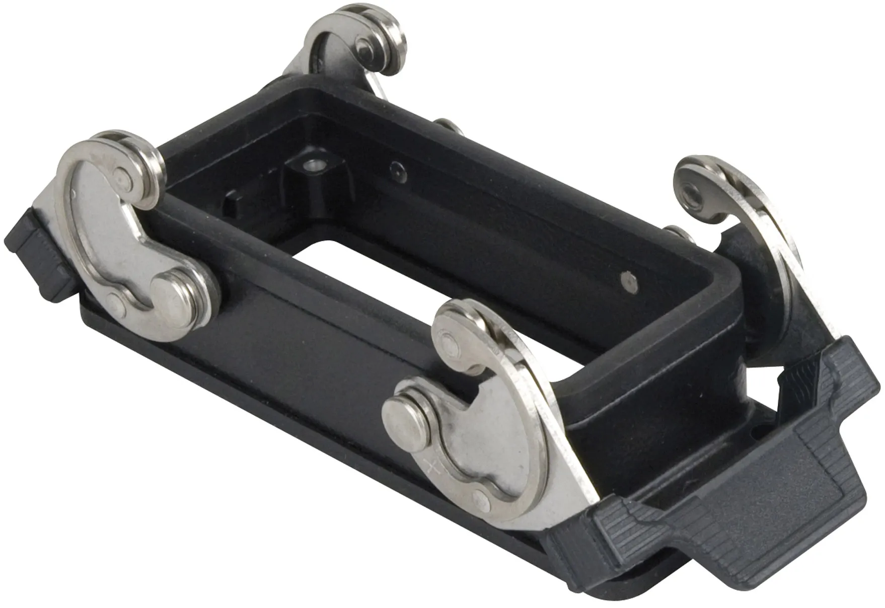 ILME 16/72-poliges Chassis, unten offen, mit Clips, schwarz