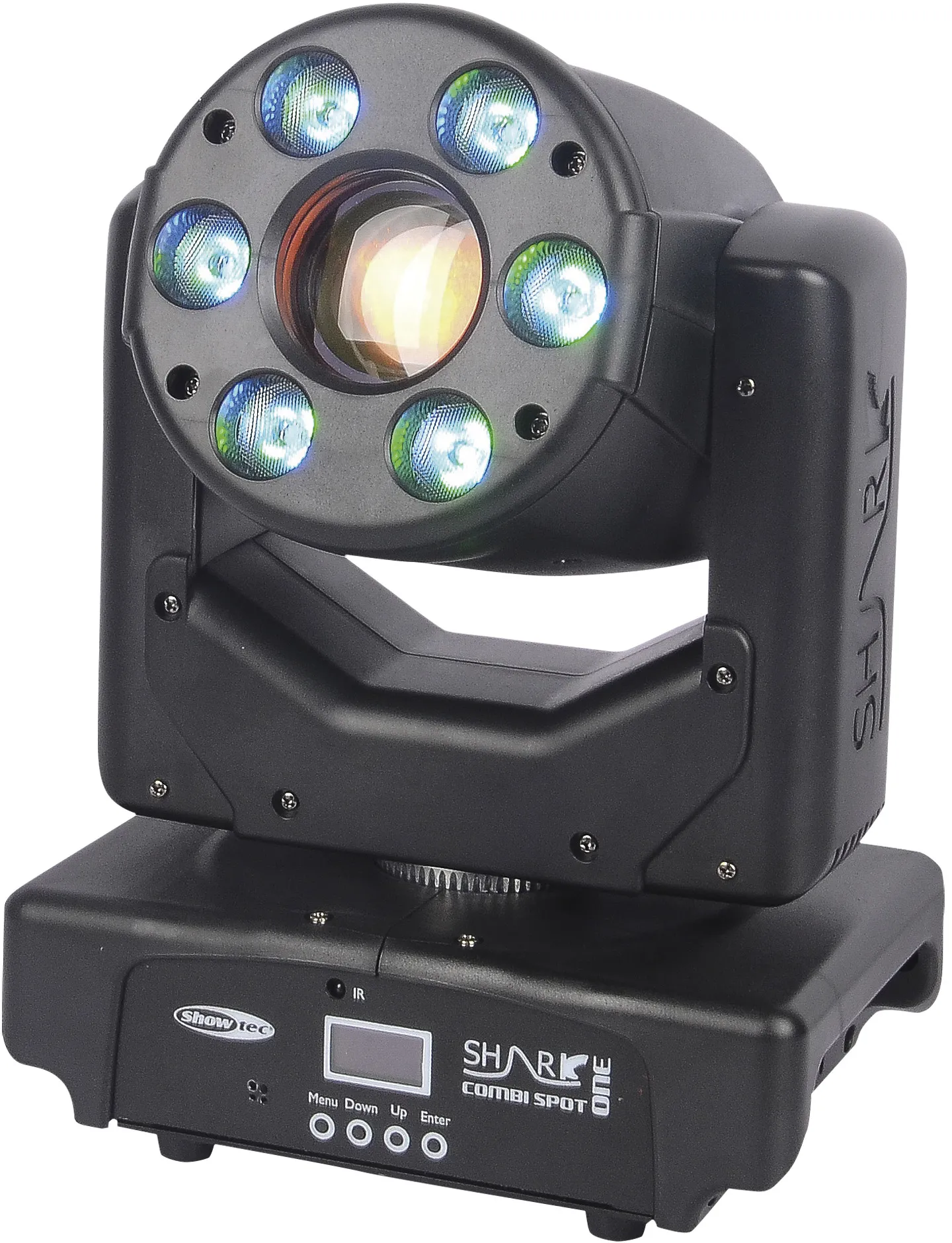 SHOWTEC Shark Combi Spot One 6x 8 W RGBW LED Wash und Spot Moving Head