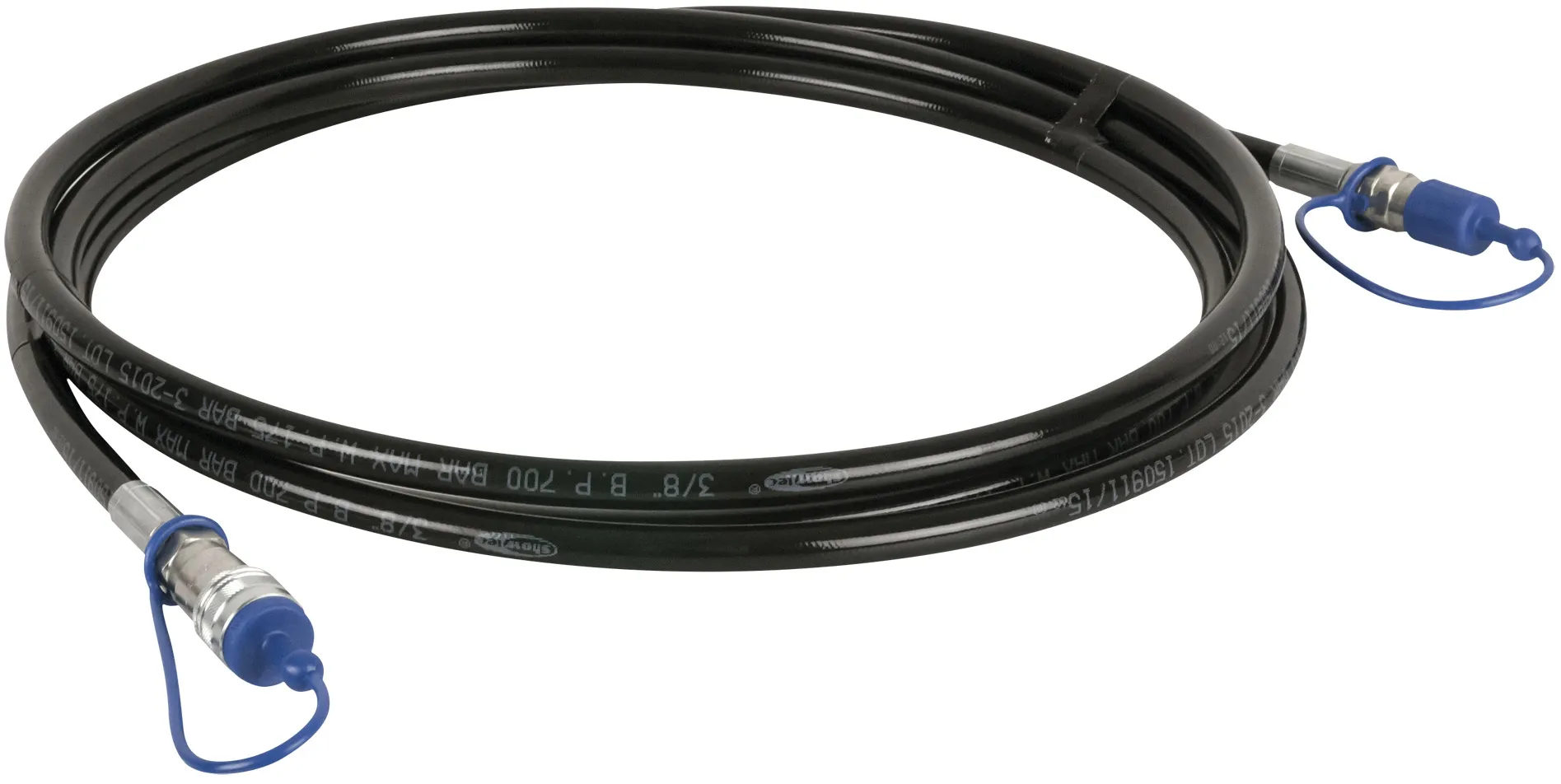 SHOWTEC CO₂ 3/8 Q-Lock Schlauch 15 m