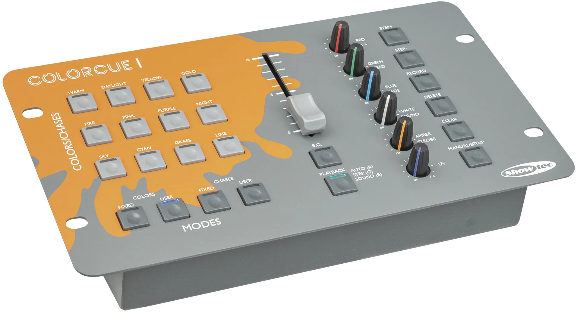 SHOWTEC ColorCue 1 Intelligenter 1-Fader-Controller mit 6-farbiger LED-Anzeige