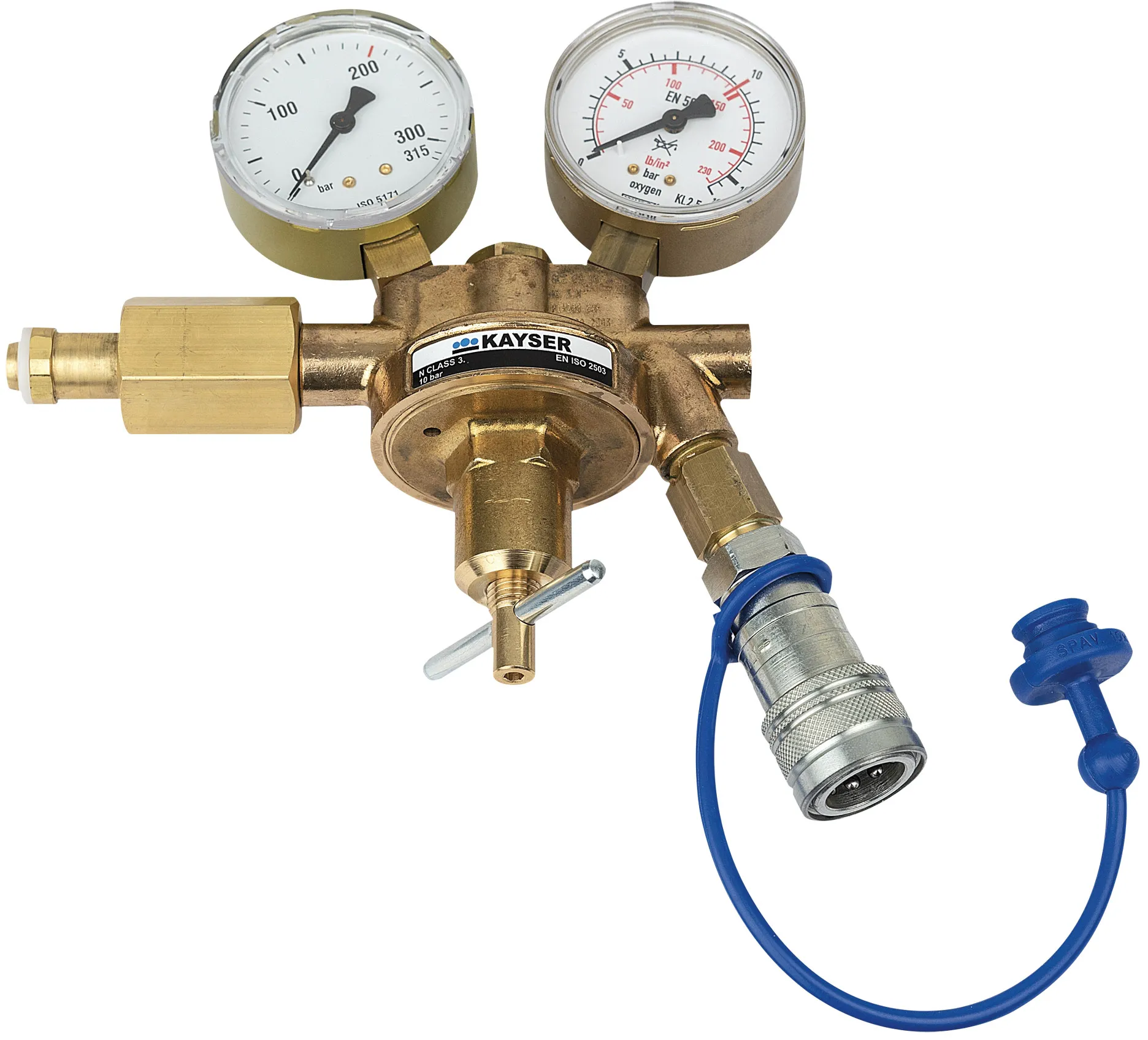 SHOWTEC CO₂-Q-Lock-Regler 1 x weiblicher Q-Lock