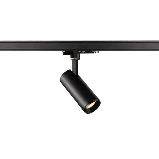 SLV 3 Phasen System Leuchte NUMINOS® DALI S schwarz/schwarz 4000K 24°