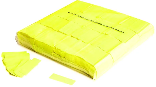Magic FX Slowfall UV Konfetti 55x17mm - Fluo Gelb 1kg
