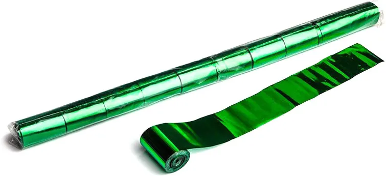 Magic FX Metallic Stadium Streamer 20m x 5cm - Grün