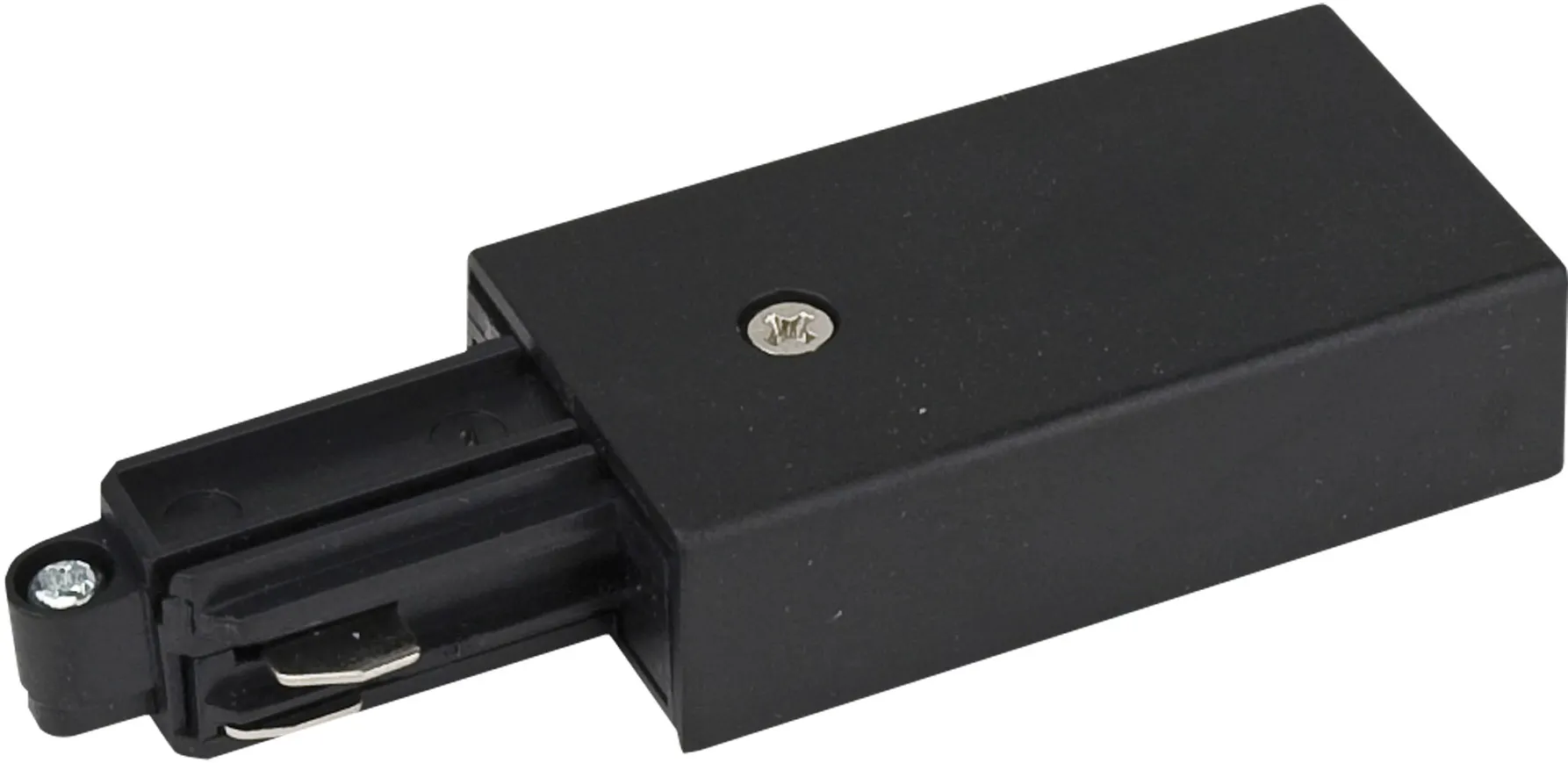 ARTECTA 1-Phasen-Einspeerstecker schwarz – RAL9004