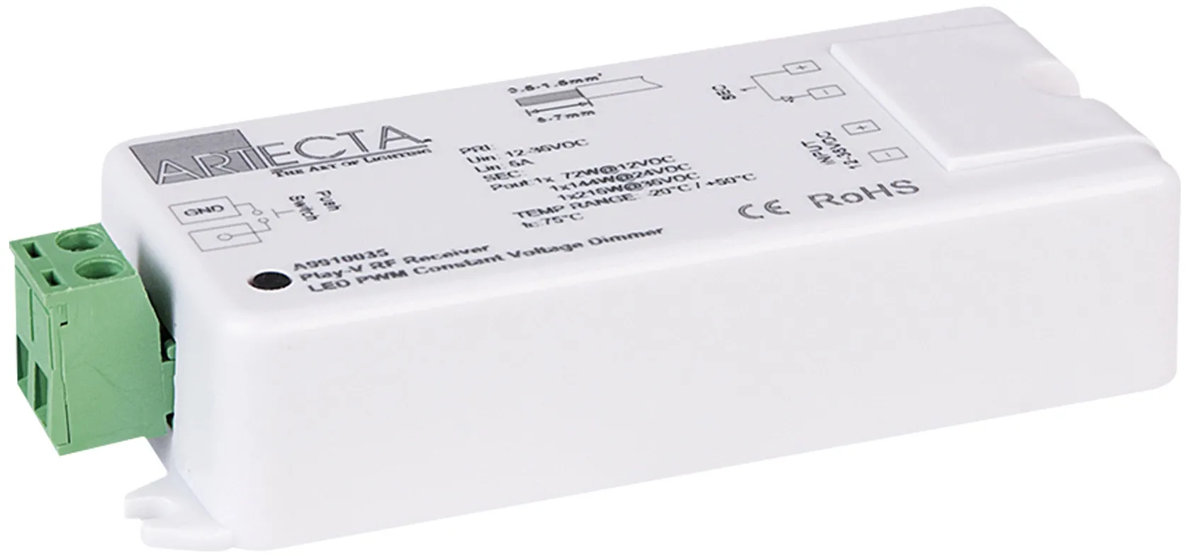 ARTECTA Play-V RF-Empfänger Konstantspannung – einfarbig