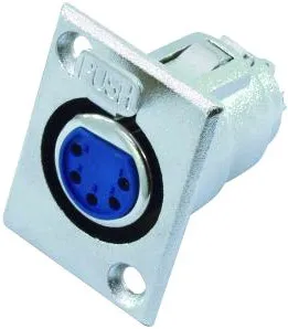 5-Pol XLR Einbaukupplung