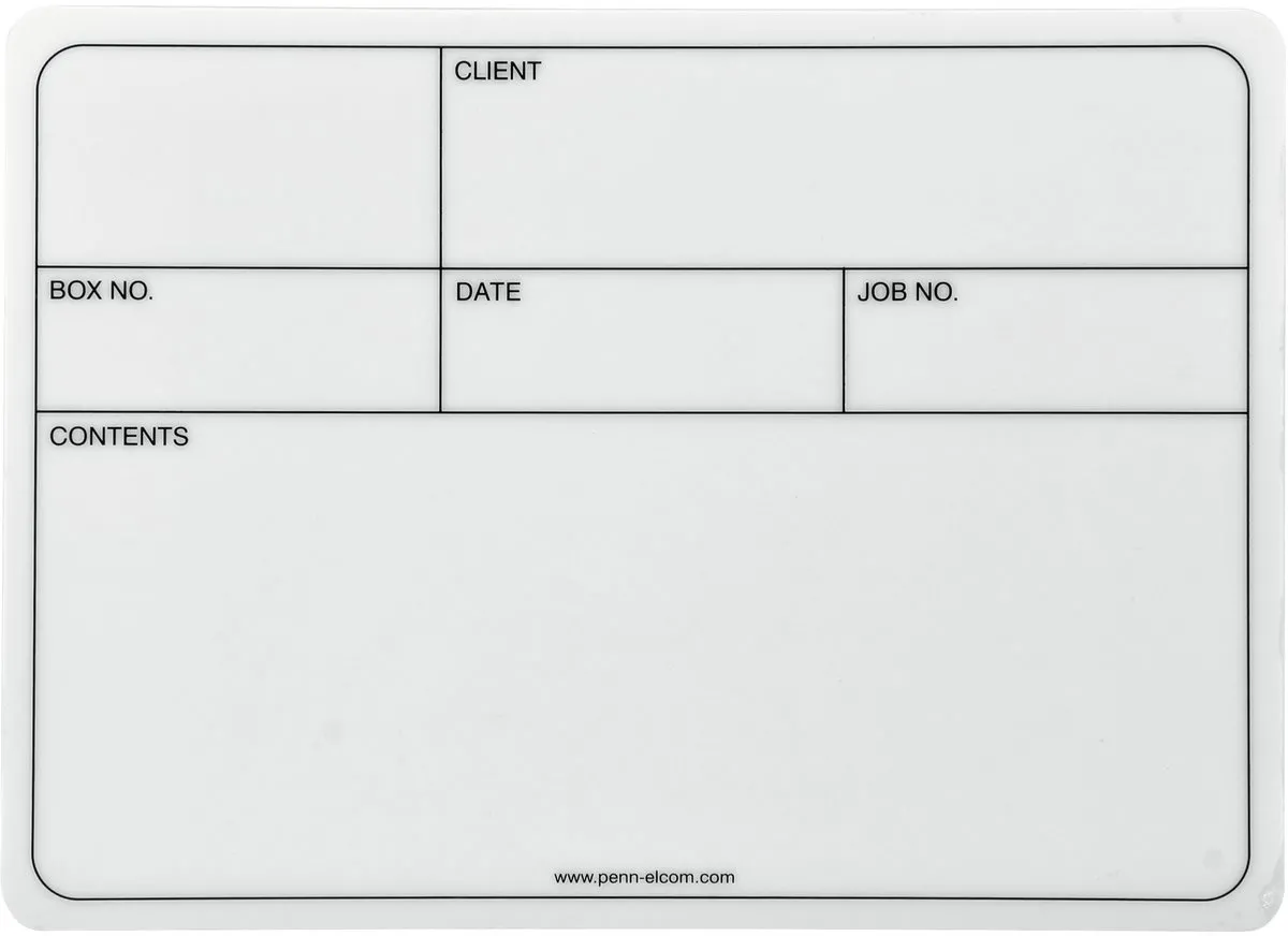 ACCESSORY Beschriftungsschild selbstklebend 130x85mm