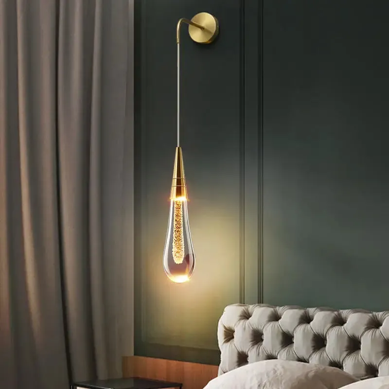 Chic Wassertropfen-Form Wandlampe | LuxeGlow