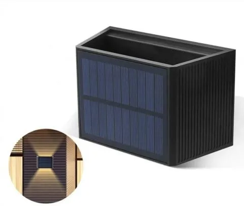 Shada Solar-Wandleuchte IP65 Umweltfreundlich - warmweiß (2700K)