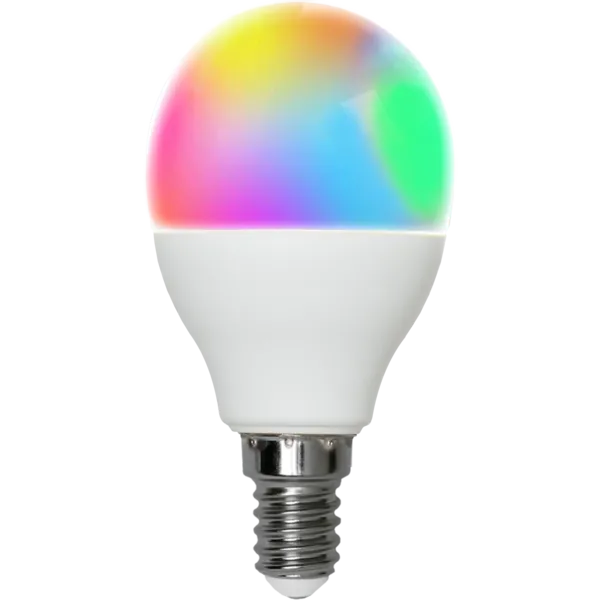 Star Trading Smart Home Leuchtmittel P45 E14 4.9W IP20 RGB+W
