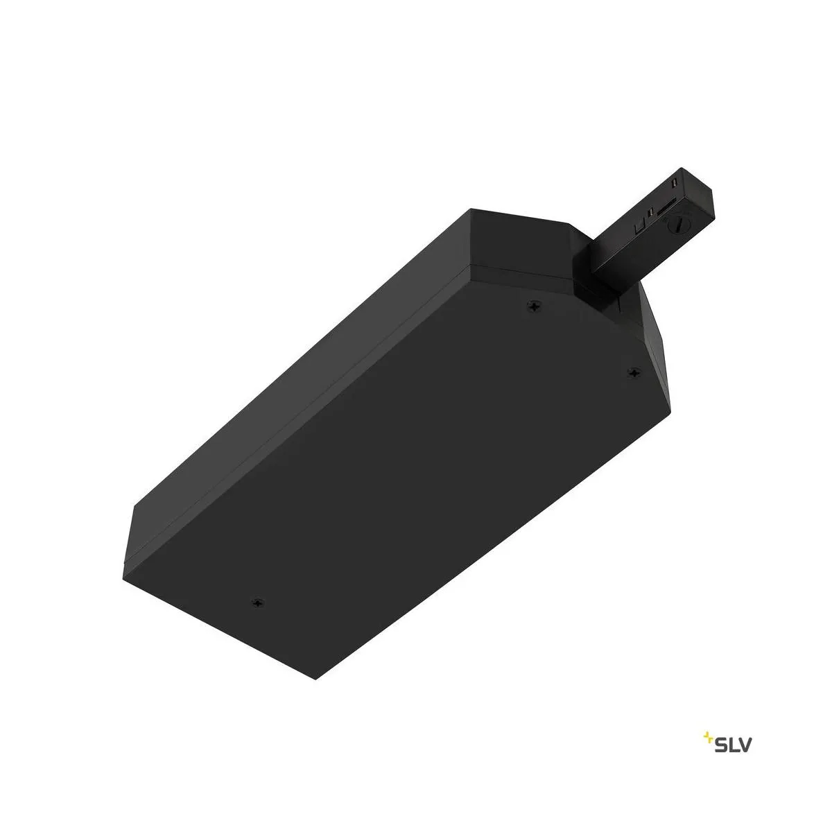 48V TRACK Transformator Gehäuse inkl. Endeinspeiser rechts, DALI, schwarz