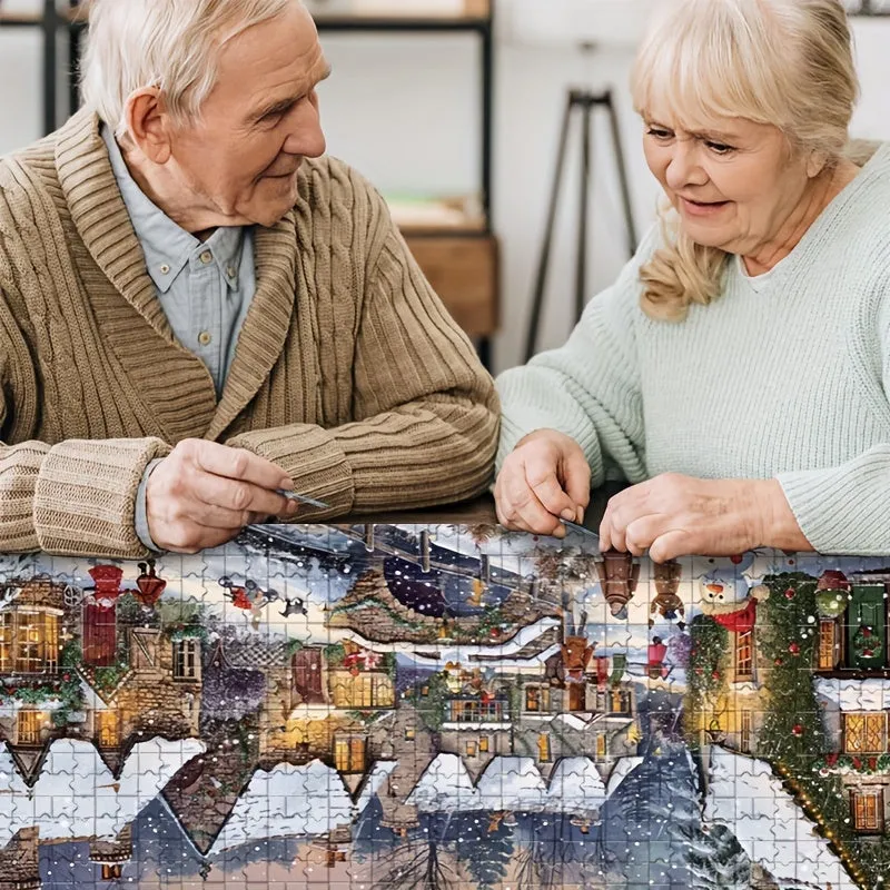 Winterliche Feiertage Puzzle – Für Gemütlichkeit und Spaß