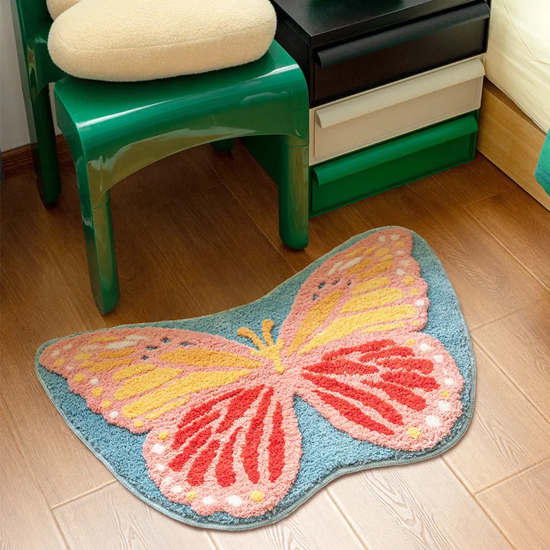 Weicher & Gemütlicher Schmetterlingsteppich