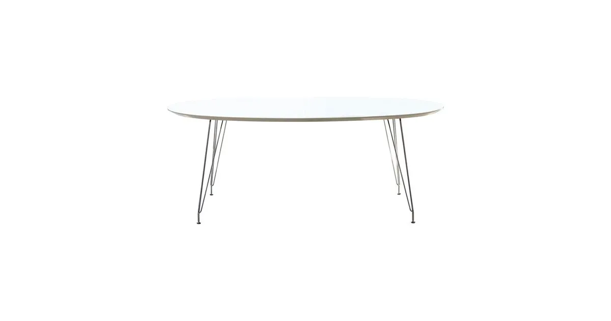 DK10 Esstisch ausziehbar Beine Chrom