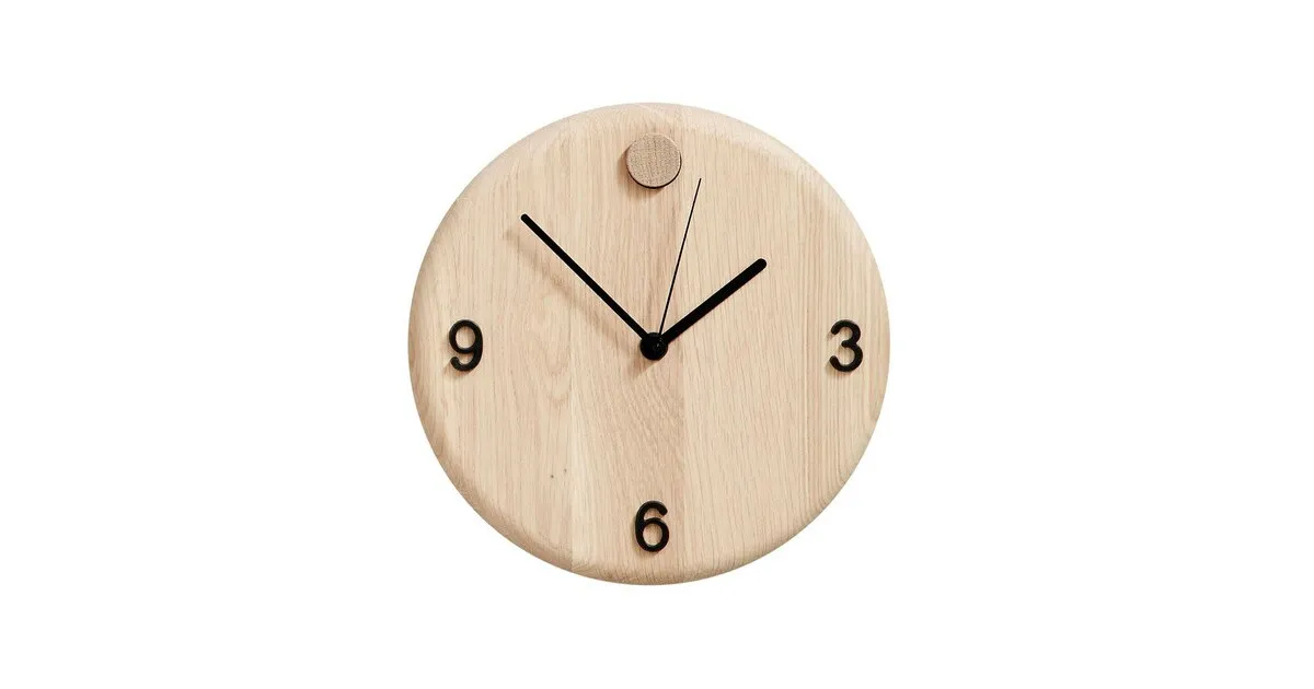 Wood Time Wanduhr Ø22cm