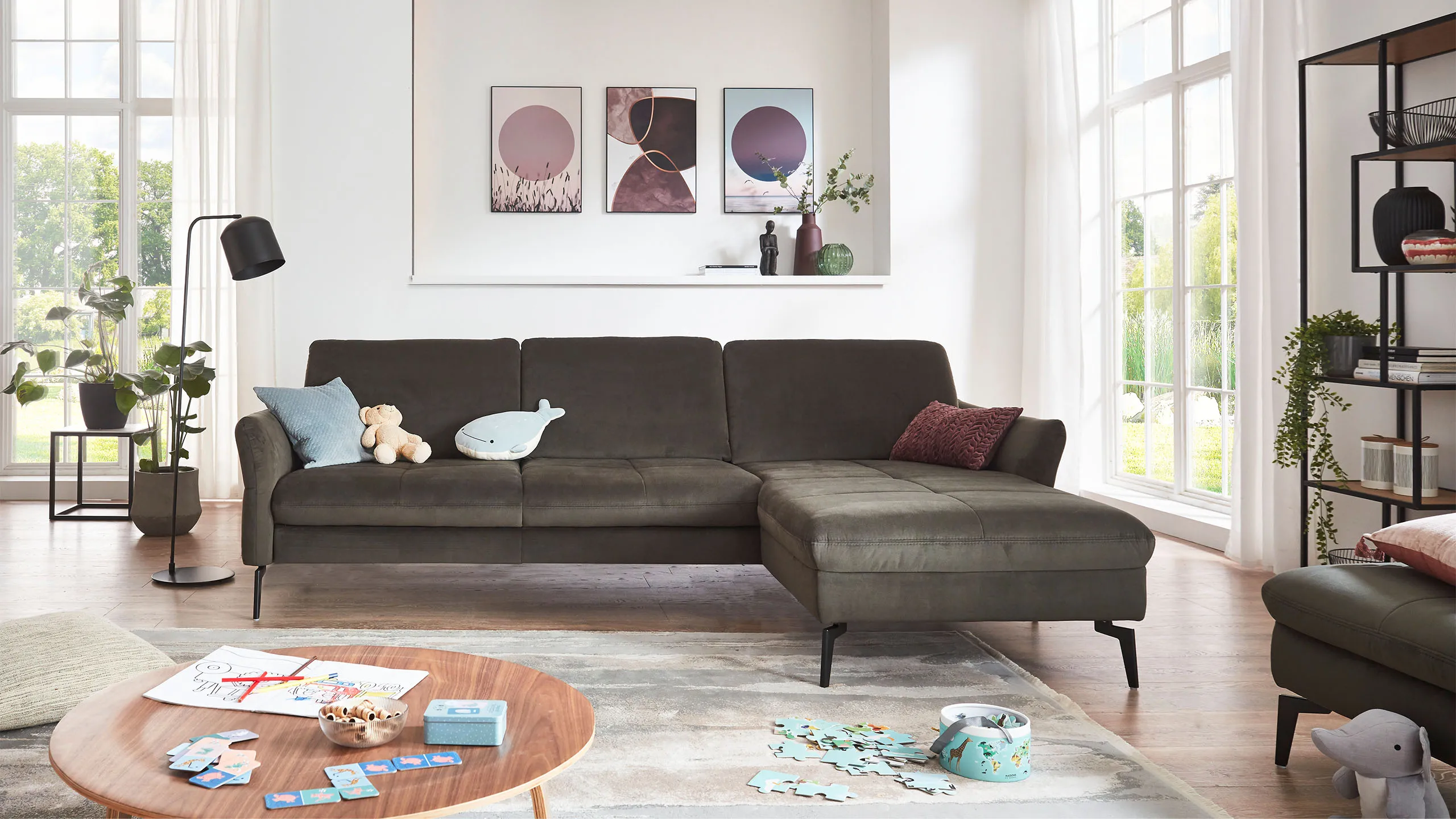 Wohnlandschaft Modulmaster Salsa oliva