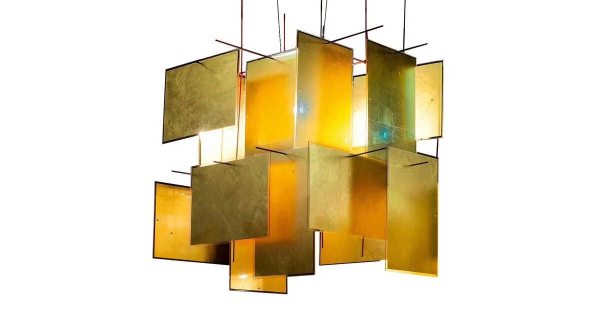 1000 Karat Blau Pendelleuchte