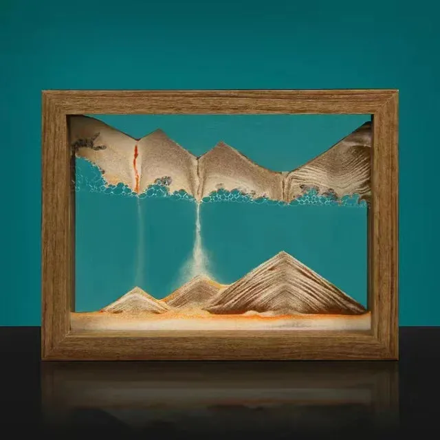 ZenFlow – Luxus Rotierende Sanddekoration für ein Beruhigendes Interieur