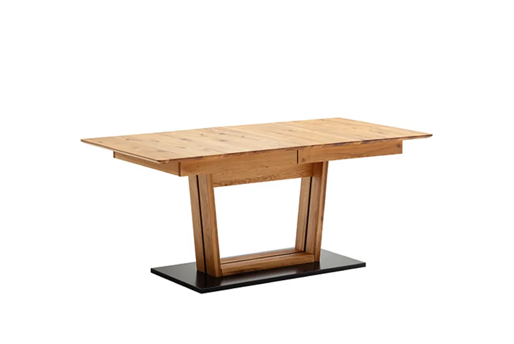 MCA Morena Tisch mit Säule Ast/Balkeneiche