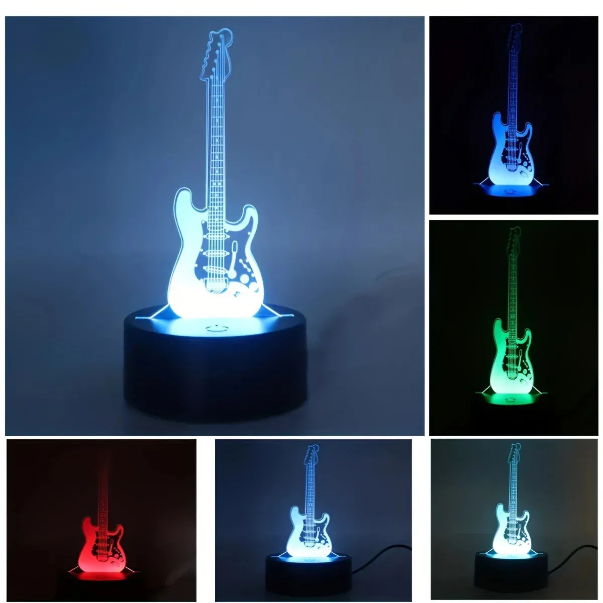 3D Gitarre Nachtlicht