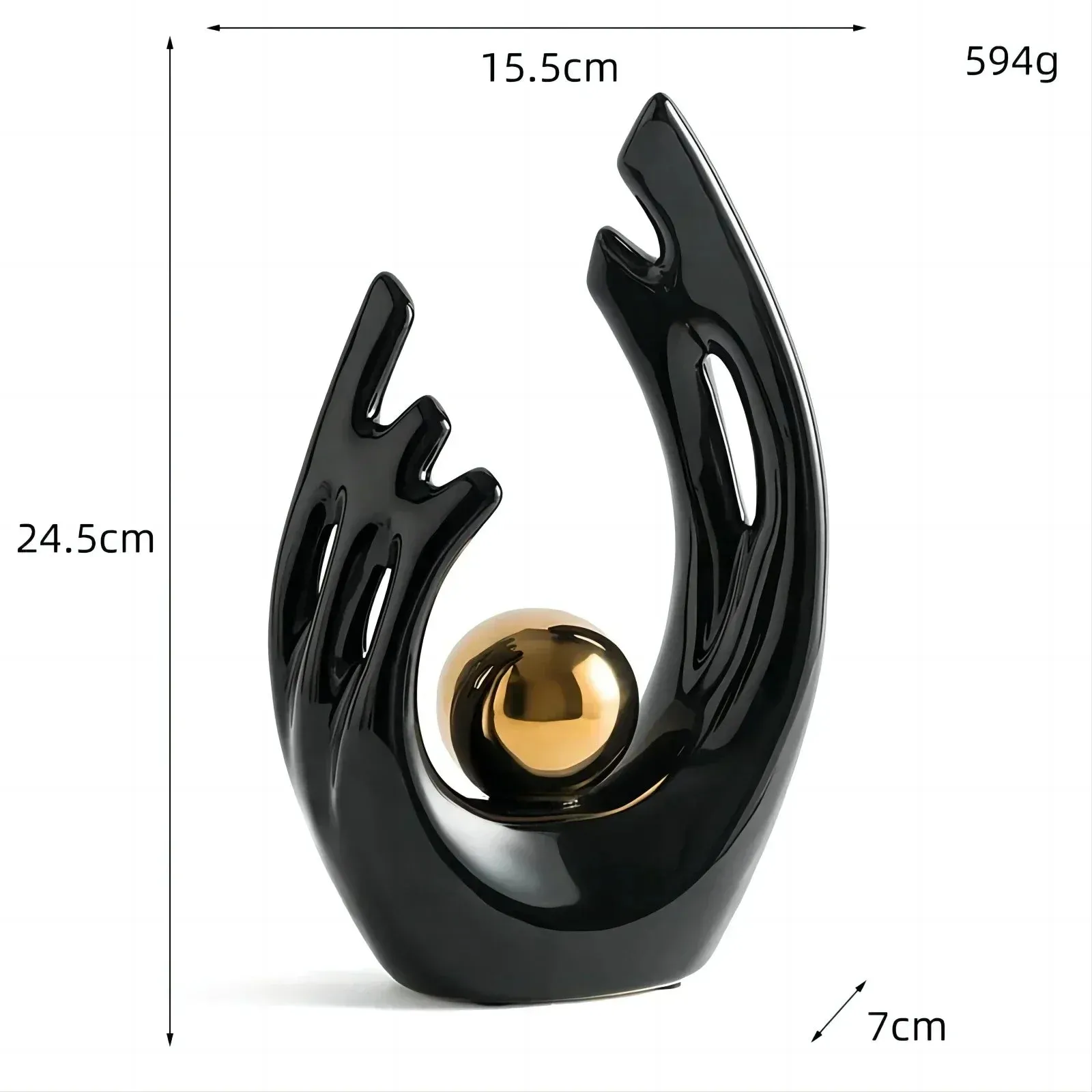 ZenAura Skulpturen Set – Modern und Elegant