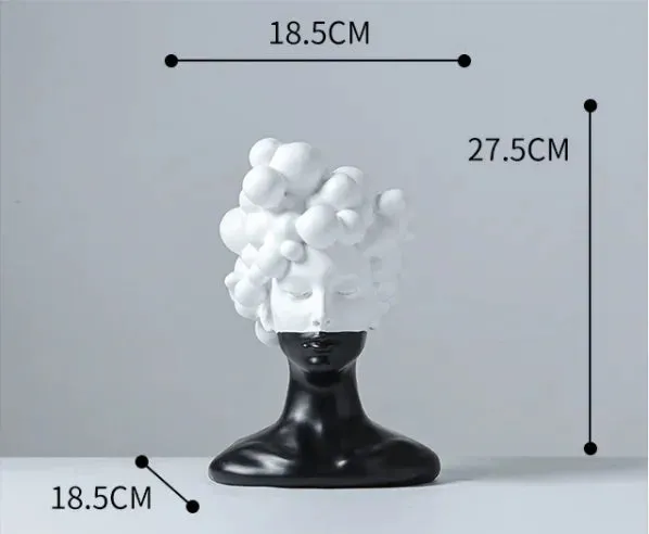 Zeitgenössische Blasenkopf Skulptur