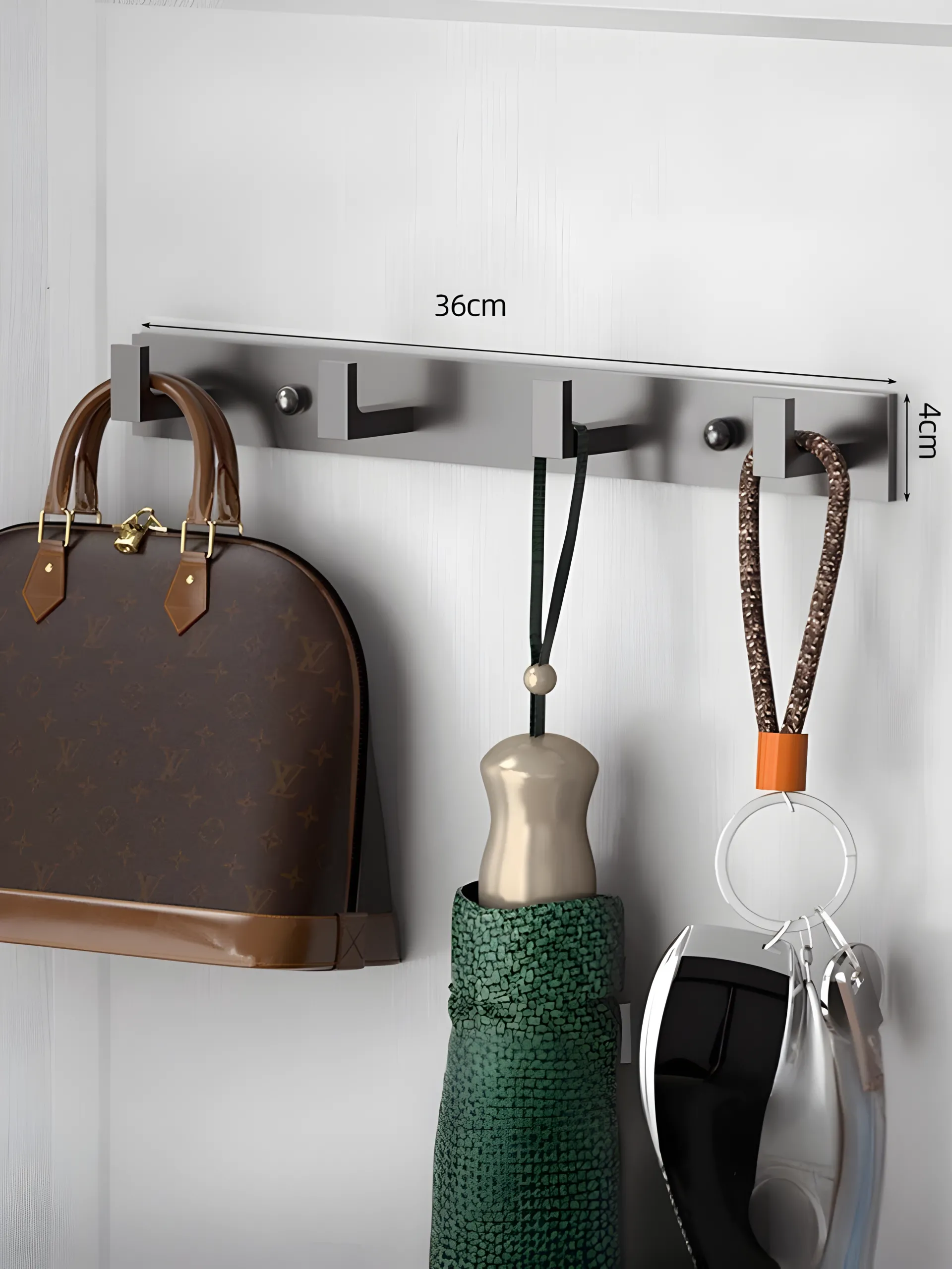 Garduru Hook - Aluminium-Wandhaken für das Badezimmer