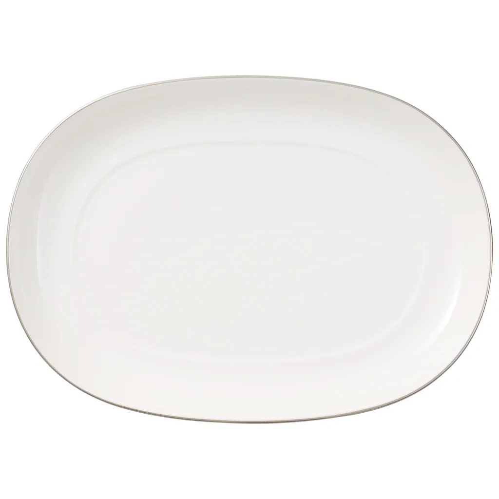 Beilagenschale - Anmut Platinum No.1 Silber/platin, Weiß