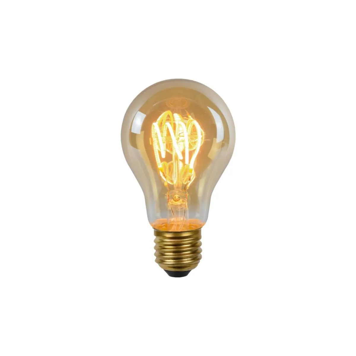 A60 Glühfadenlampe Ø 6 cm LED Dim. E27 1x5W 2200K Amber