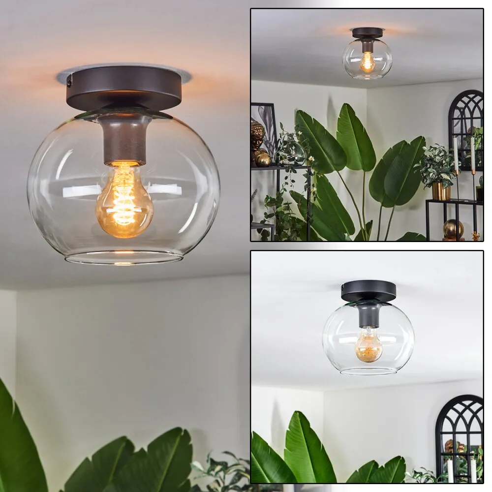 Apedo Deckenleuchte Glas 20 cm Klar, 1-flammig H3771808