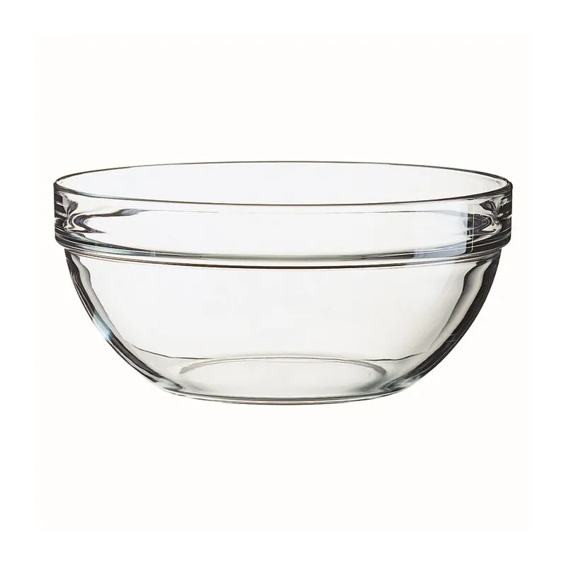 Glasschale Ø 23 cm, H: 10,5 cm 2,5 Liter