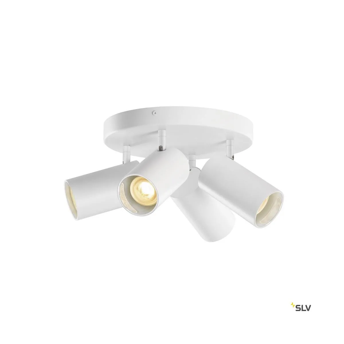 ASTO TUBE, Deckenaufbauleuchte, zylindrisch, max. 4x10W, weiß