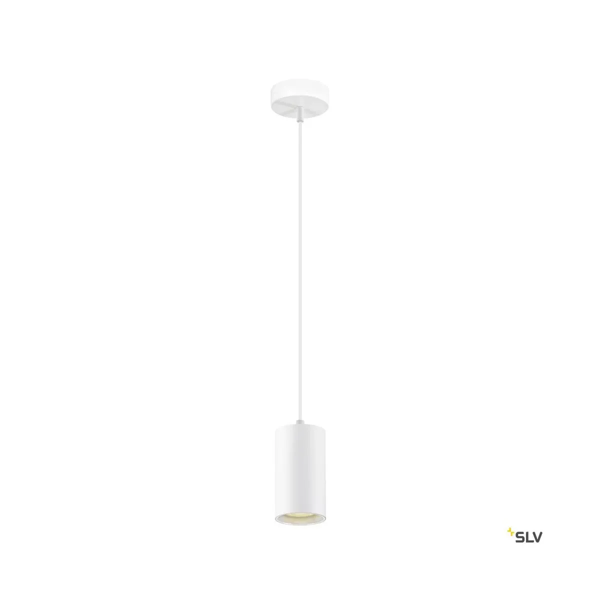 ASTO TUBE, Pendelleuchte, GU10, Pendellänge 250 cm, max. 10W, weiß