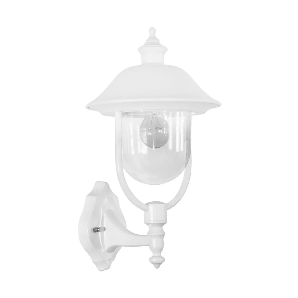 Außenwandleuchte Aludruckguss weiß 1 x E27/100W