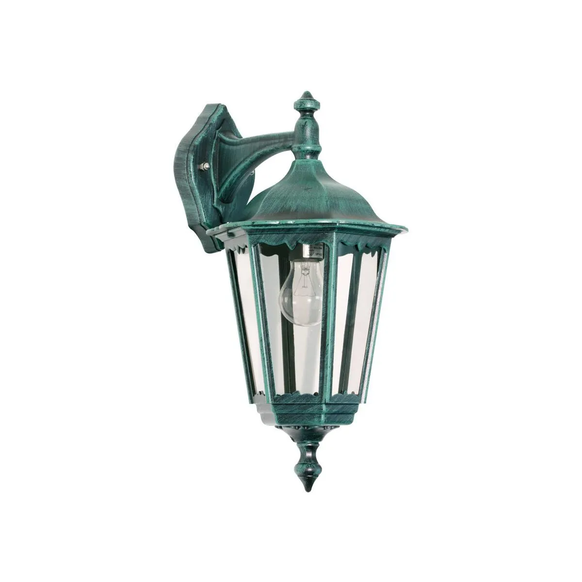 Außenwandleuchte FIRENZE 1 x E27/100W schwarz-grünpatina